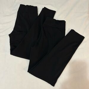 Pack of two Uniqlo Black Leggings
